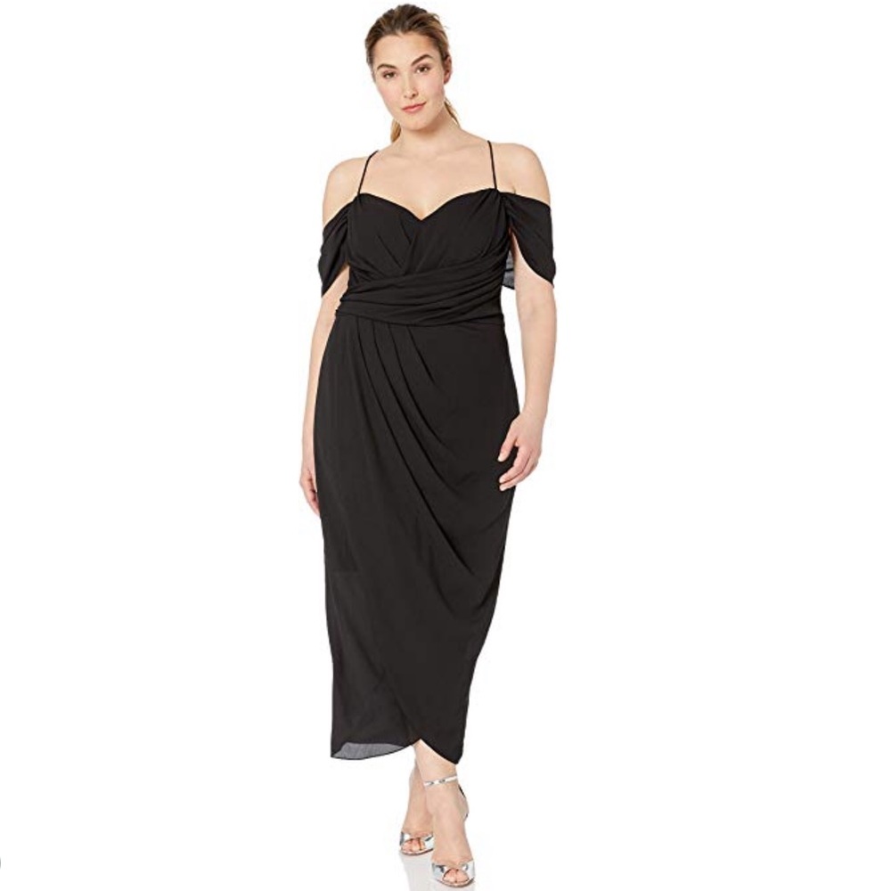 Maxi Entwine black Dress